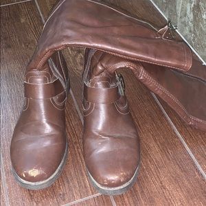 Brown Knee High Boots